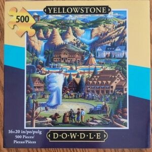 Dowdle 500 Piece Yellowstone Puzzle with Box